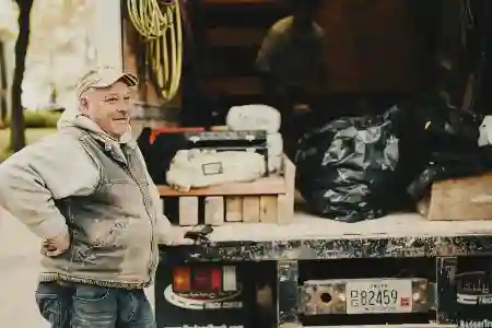 McCoy Contractors foreman with company truck for foundation repair services Milwaukee