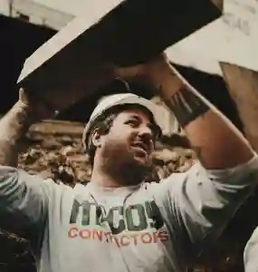 McCoy Contractors lifting blocks during foundation repair work Milwaukee