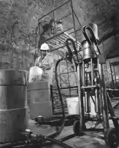 Basement leak fix Miller Brewing Caves - waterproofing repair