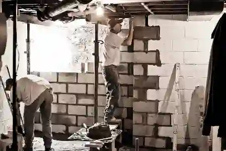 Basement wall stabilization in Milwaukee by McCoy Contractors