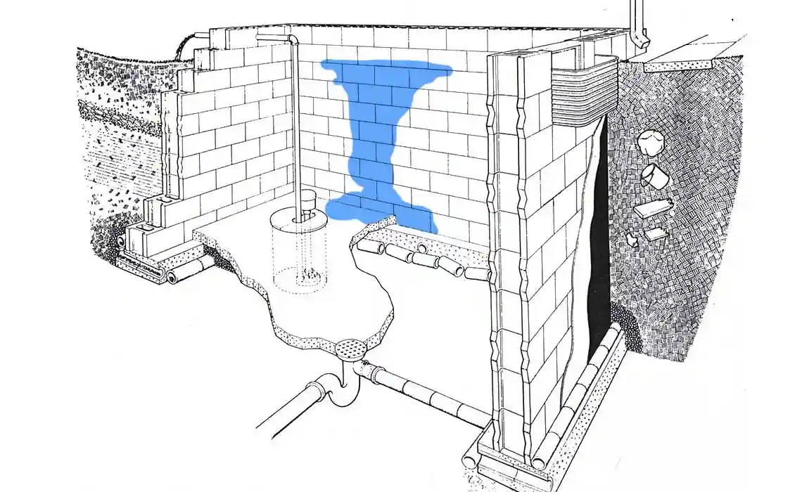 Leaks High Up on the Wall Diagram